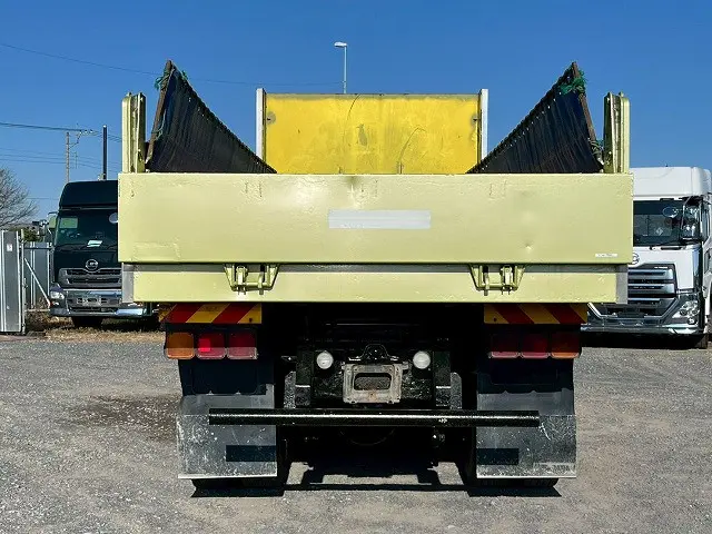 新明和製・650×230！額縁アオリ！H26-スーパーグレート・ロングダンプ|三菱 スーパーグレート QKG-FV50VY(6x4)の写真8