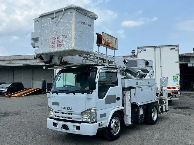 電工仕様!絶縁バケット首振り!H24-エルフ・高所作業車|いすゞ エルフ SKG-NKR85YN(未入力/関係無)の写真2