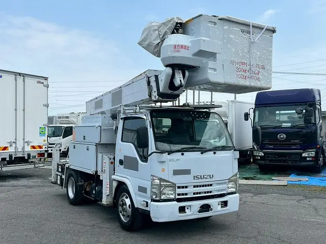 電工仕様!絶縁バケット首振り!H24-エルフ・高所作業車|いすゞ エルフ SKG-NKR85YN(未入力/関係無)の写真5