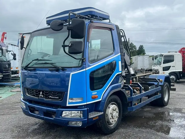 新明和 アームロール 2シリンダー H26増トンファイター コンテナ車|三菱 ファイター QKG-FK72FZ(未入力/関係無)の写真2