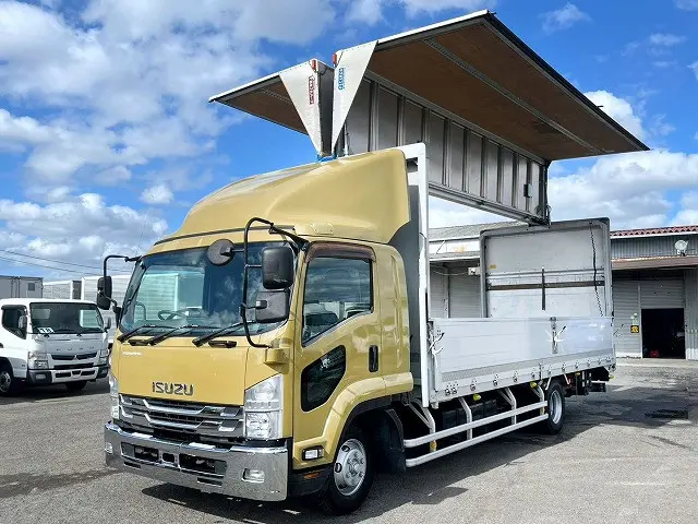 フォワード・アルミウイング 跳上式パワーゲート|いすゞ フォワード TKG-FRR90T2(未入力/関係無)の写真1