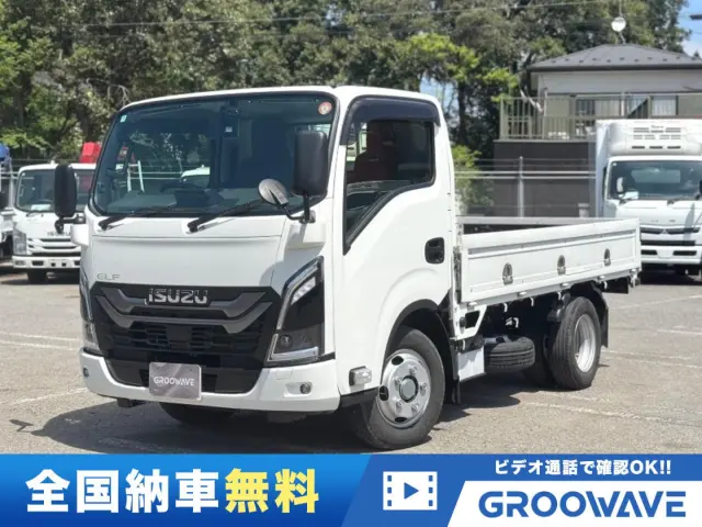 グルーウェーブ特選車！お買得な２３エルフの標準１０尺の木平が入荷！床＆トリイ鉄板張り！運転楽々オートマチック（アイシム）！ＬＥＤヘッドライト！車線逸脱警報等安全装備も充実！|いすゞ エルフ 2TG-NJR88AF(2WD)の写真1