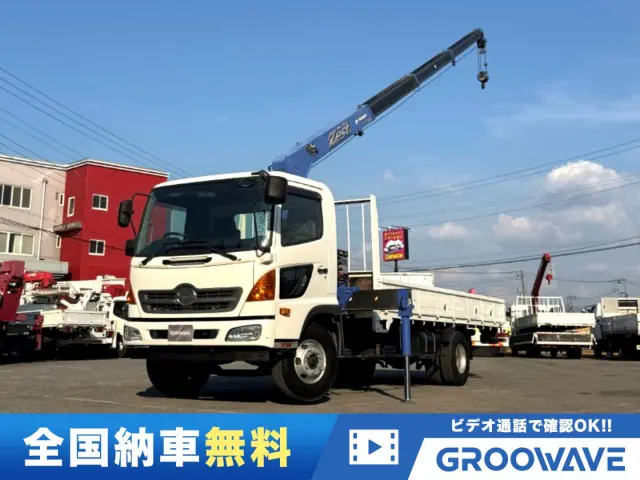 グルーウェーブ特選車!年式から見ても走行距離少なくオススメのレンジャープロの2.9t吊4段クレーン車入荷!タダノZE304HRE!運転楽々オートマチック!ETC車載器装着済!|日野 レンジャー SDG-FC9JKAP(未入力/関係無)の写真1