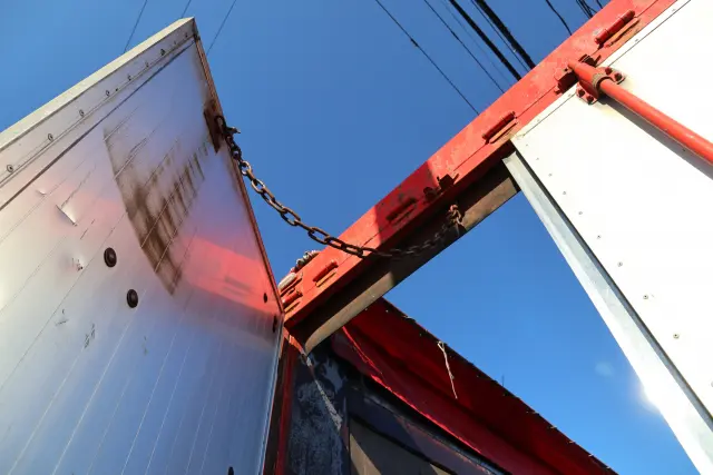 チップ運搬用トレーラー フルハーフ DFPDF241Aの写真25