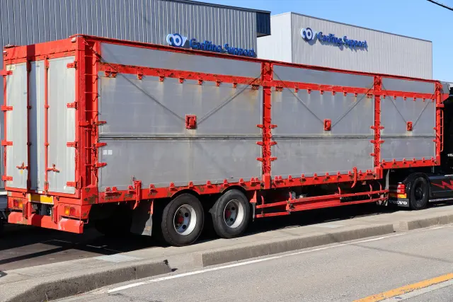 チップ運搬用トレーラー フルハーフ DFPDF241Aの写真48