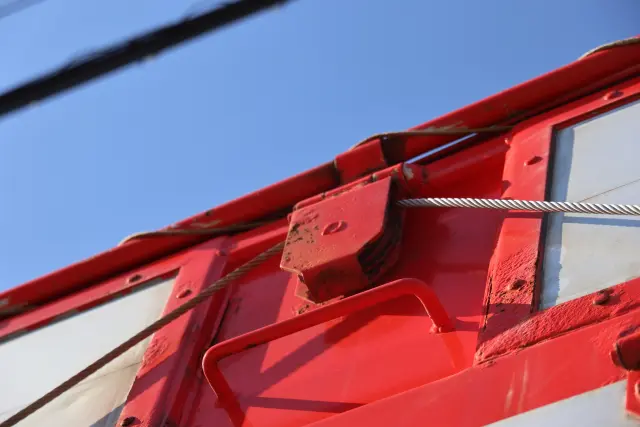 チップ運搬用トレーラー フルハーフ DFPDF241Aの写真49