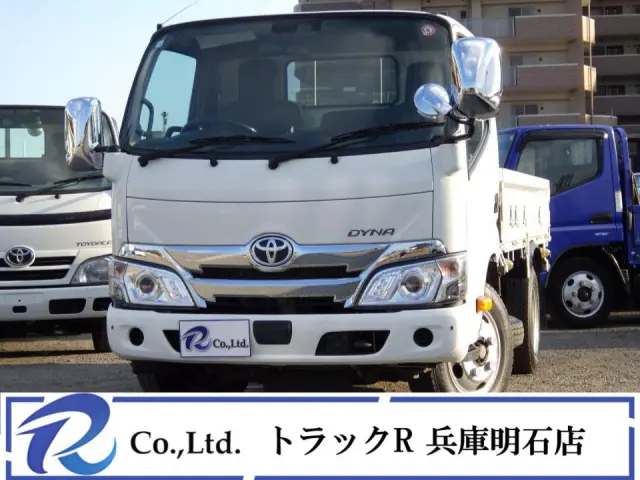 積載量２０００㎏　車両総重量４５８５㎏　荷台床板張り　アオリロープ穴４対　　荷台寸法３１０×１６０×３８　車両外寸４６９×１６９×１９８　車両総重量５．０ｔ未満　準中型免許　４ナンバー　ＡＴ車　ナビ|トヨタ ダイナ 2RG-XZU605(2WD)の写真1