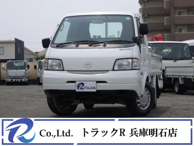 積載量１１５０㎏　車両総重量２６２０㎏　荷台床鉄板　荷台内寸　２７３×１６０×３８　車両外寸　４６０×１６９×１９１　荷台地上高約７８㎝　３方開　アオリロープフック６対　キーレス　イクリプスナビ|マツダ ボンゴトラック DBF-SLP2T(2WD)の写真1