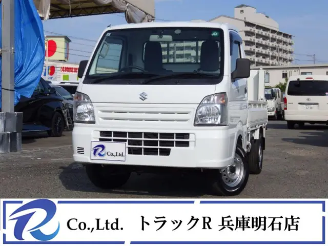 垂直式ゲートリフター　ヤシマ製　昇降能力３００㎏　有線リモコン　荷台内寸２０３×１４１×２９　車両外寸３３９×１４７×１７９　ゲート寸法約７０×１１８㎝　荷台地上高約６８㎝　ナビ　ＥＴＣ|スズキ キャリイ EBD-DA16T(2WD)の写真1