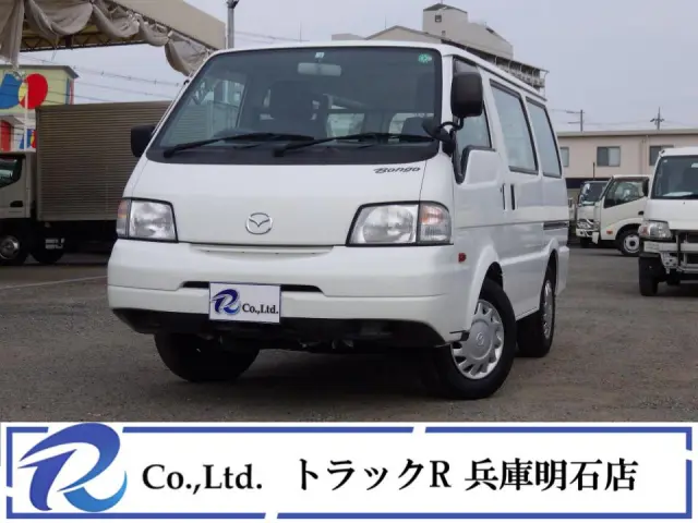 積載量１１５０㎏　車両総重量２６５０㎏　両側スライドドア　荷台内室２２５×１４７×１２２　車両外寸４２８×１６９×１８６　左電動調整ミラー　ＡＢＳ　ラジオ　　車両総重量３．５ｔ未満　４ナンバー　ＡＴ|マツダ ボンゴバン DBF-SLP2V(2WD)の写真1
