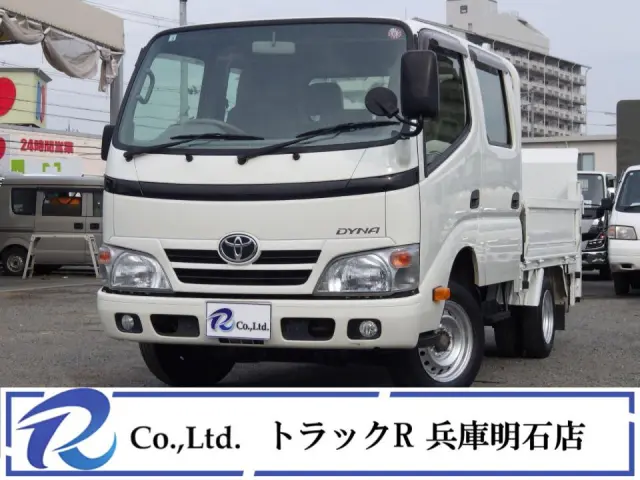 積載量１１５０㎏　車両総重量３３７０㎏　６人乗　低床　垂直式パワーゲート　昇降能力６００㎏　ゲート寸法約８６×１５７　荷台内寸２０２×１６０×３８　車両外寸４６４×１６９×１９７　荷台地上高約７０|トヨタ ダイナ ABF-TRY230(2WD)の写真1