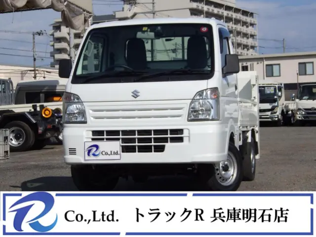 積載量３５０kg　新明和製垂直式ゲートリフター　昇降能力３５０kg　荷台内寸２０４×１４０×２９　車両外寸３３９×１４７×１７７　荷台内寸約２０４×１４０×２９ｃｍ　ゲート寸法約６６×１４１ｃｍ|スズキ キャリイ EBD-DA16T(2WD)の写真1