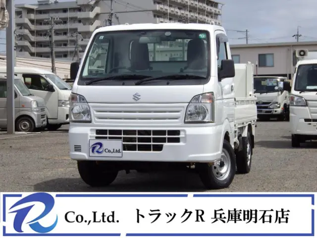 ４ＷＤ　垂直ゲートリフター　昇降能力３００kg　積載量３５０kg荷台内寸２０２×１４０×２８　車両外寸３３９×１４７×１７７　荷台地上高約６９㎝　ゲート寸法約７０×１１８　有線リモコン　ナビ　ＥＴＣ|スズキ キャリイ EBD-DA16T(4WD)の写真1