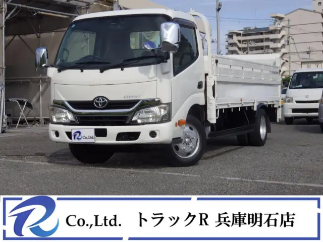 荷台内寸４３０×１７５×６６　車両外寸５９８×１８８×２２２　車両総重量７．５ｔ未満　昇降能力６００キロ　ロング　準中型免許　１ナンバー　エンジン型式　Ｎ０４Ｃ　４０００ｃｃ　保証付　小型　トラック|トヨタ ダイナ TKG-XZU655(2WD)の写真1