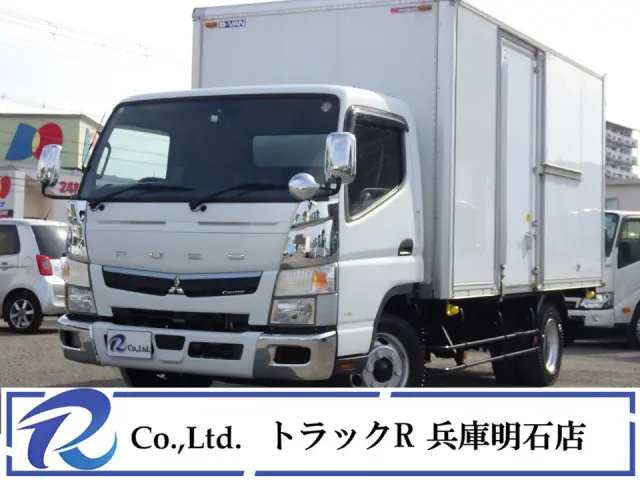 荷室内寸４２９×２０８×２０７　車両外寸６２２×２２２×３１０　車両総重量７．５ｔ未満　左スライド扉　ラッシングレール２段　準中型免許　１ナンバー　エンジン型式４Ｐ１０　３０００ｃｃ　小型　トラック|三菱 キャンター 2PG-FEB80(2WD)の写真1