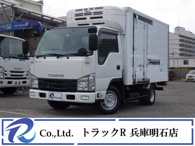 荷台内寸　３００×１６０×１６０　車両外寸　４９２×１８２×２６２　車両総重量５．０ｔ未満　低温－３０度　左スライド扉　準中型免許証　８ナンバー　エンジン型式　４ＪＪ１　３０００ＣＣ　小型　トラック|いすゞ エルフ TPG-NHR85AN(2WD)の写真1