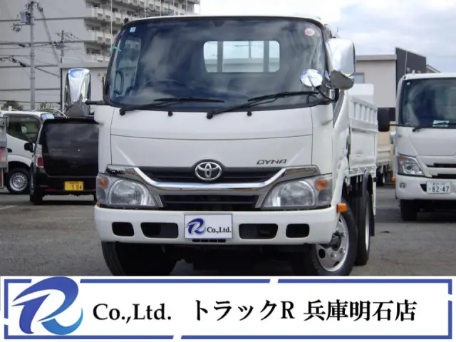 積載量２０００㎏　車両総重量４６３５㎏　極東開発垂直式パワーゲート　高床　１０尺　荷台内寸　３０５×１６０×３７　車両外寸　４６８×１６９×１９８　荷台地上高約９０㎝　　車両総重量５．０ｔ未満　|トヨタ ダイナ TKG-XZC605(2WD)の写真1