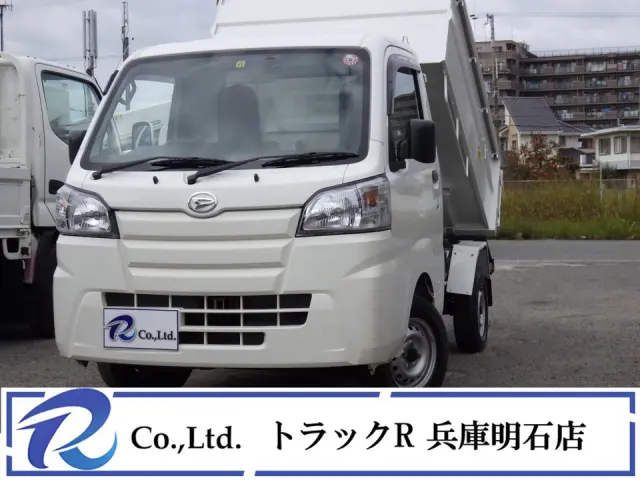 極東開発製ダンプ　電動油圧式　土砂禁　４ＷＤ　リア観音開き　積載量３５０ｋｇ　５速ＭＴ　荷台内寸約１８７×１３８×５４ｃｍ　荷台地上公約７７ｃｍ　Ｗエアバッグ　ＡＢＳ|ダイハツ ハイゼットトラック ＥＢＤ-Ｓ510Ｐ(4WD)の写真1