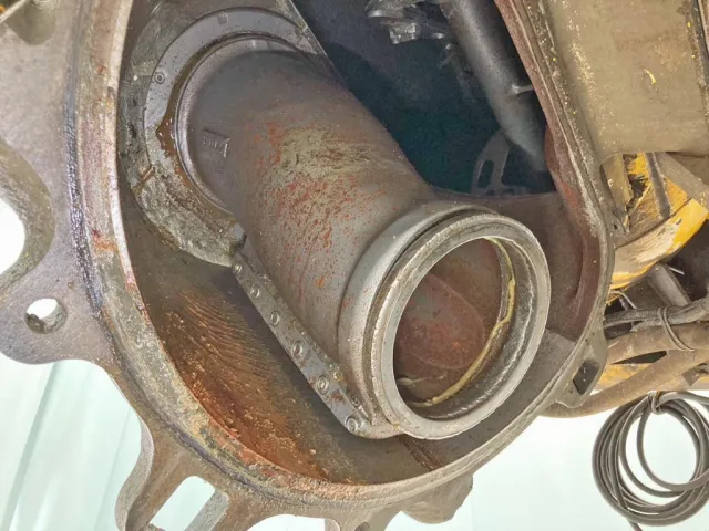 Sパイプリングプレートの状態です。|三菱 スーパーグレート QDG-FV50VY改の写真46