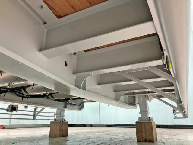 シャーシとネタの状態です。(横ネタは鉄製です)|トレクス  PLR430CNの写真7