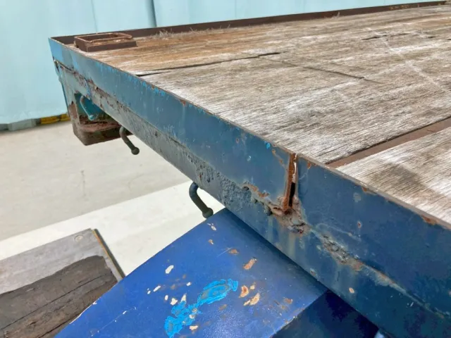 上段後方のステーが割れています。|花見台  HST195の写真14