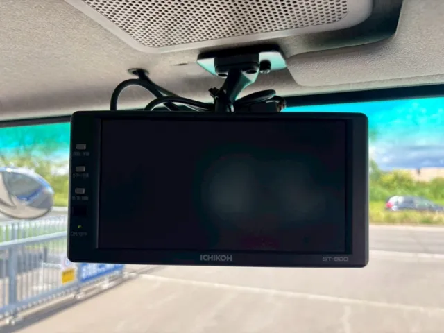 液晶バックモニターです。（カメラは欠品しています）|三菱 スーパーグレート QKG-FV54VZの写真30