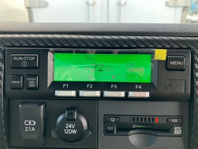 冷凍機は、－30℃設定（低温仕様）3Hで－22℃確認済みです。|日野 レンジャー 2KG-FD2ABG(2WD)の写真23