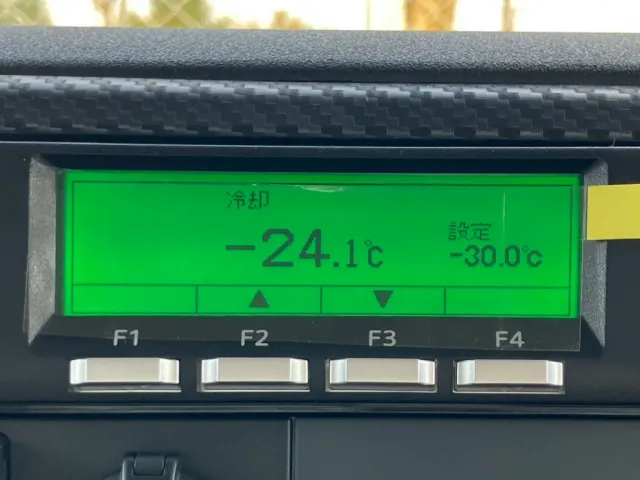 冷凍機は、-30℃設定(低温仕様) 9.1℃スタート 3Hで-24.1℃確認済です。|日野 レンジャー 2KG-FD2ABG(2WD)の写真25