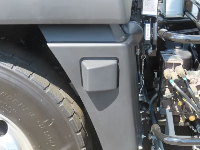 巻き込み防止装置付きです。|三菱 スーパーグレート 2KG-FV80VYPの写真7