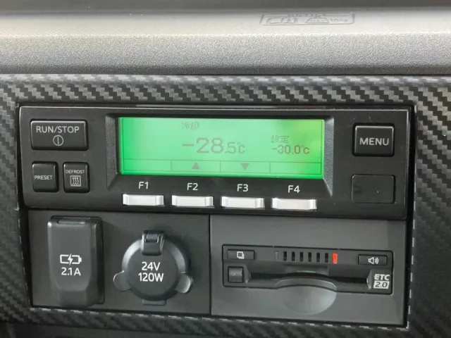 冷凍機は、-30℃設定(低温仕様) 4.8℃スタート 2Hで-28.5℃確認済みです。|日野 レンジャー 2KG-FD2ABG(2WD)の写真28