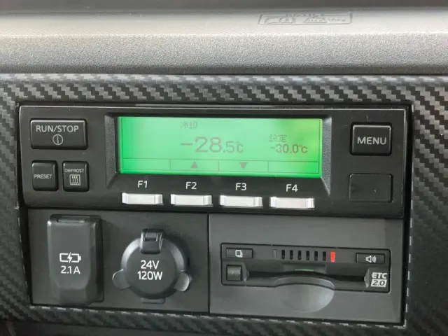 冷凍機は、-30℃設定(低温仕様) 4.8℃スタート 2Hで-28.5℃確認済みです。|日野 レンジャー 2KG-FD2ABG(2WD)の写真28