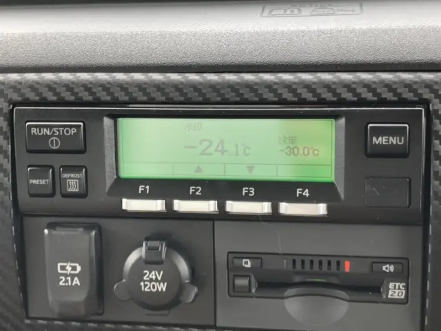 28.冷凍機は、-30℃設定(低温仕様) 7.5℃スタート 2Hで-24.1℃確認済みです。|日野 レンジャー 2KG-FD2ABG(2WD)の写真28