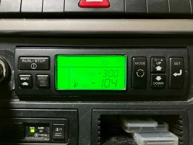 冷凍機は、-30℃設定、10.9℃スタート 2Hで-10.4℃確認済です。|三菱 スーパーグレート 2PG-FV74HZの写真28