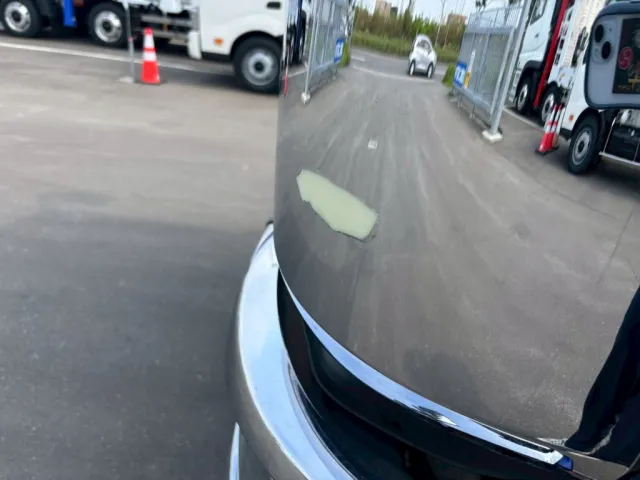 左側コーナーパネルメッキ剥げあります。|三菱 スーパーグレート 2PG-FV74HZの写真34