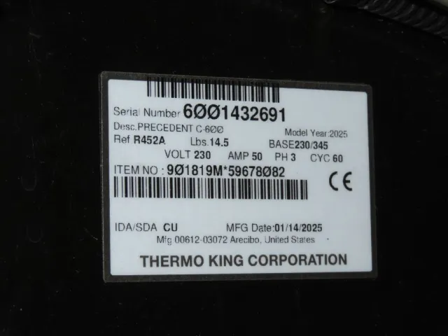 冷凍機のプレートです。|トレクス  VFR345の写真37