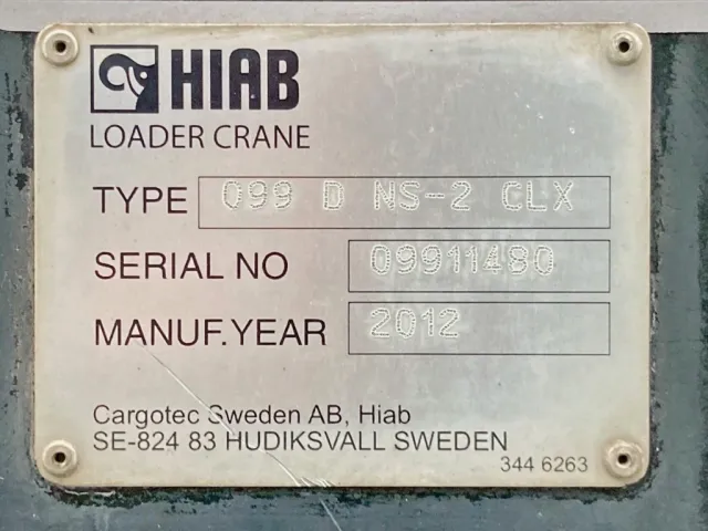 クレーンのプレートです。|三菱 ファイター QKG-FK62FZの写真36