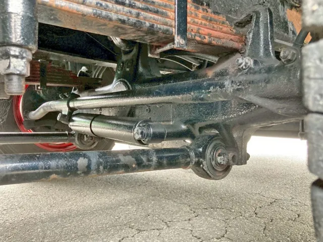 4WSです。(3軸目が舵切りできる為小回りできます)|日野  KL-PR4FPHFの写真8