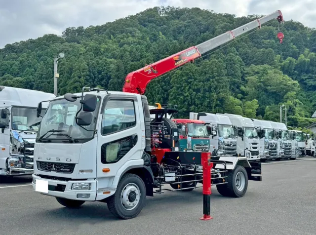 クレーン作動時の状態です。|三菱 ファイター 2KG-FK72FZの写真2