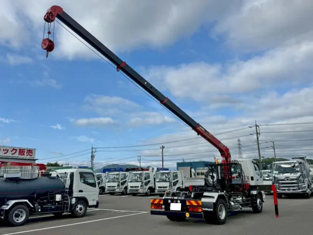 クレーン作動時の状態です。|三菱 ファイター 2KG-FK72FZの写真5