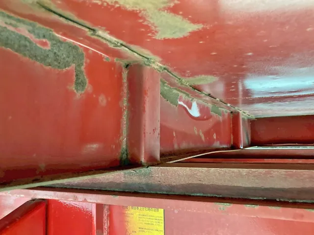 前方中央の横ネタに歪みがあります。(拡大図②)|東邦  TF36H2C3改の写真11