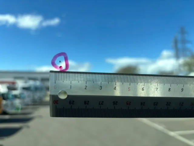 フロントガラスに飛び石あります。|いすゞ ギガ QPG-CYL77Bの写真39