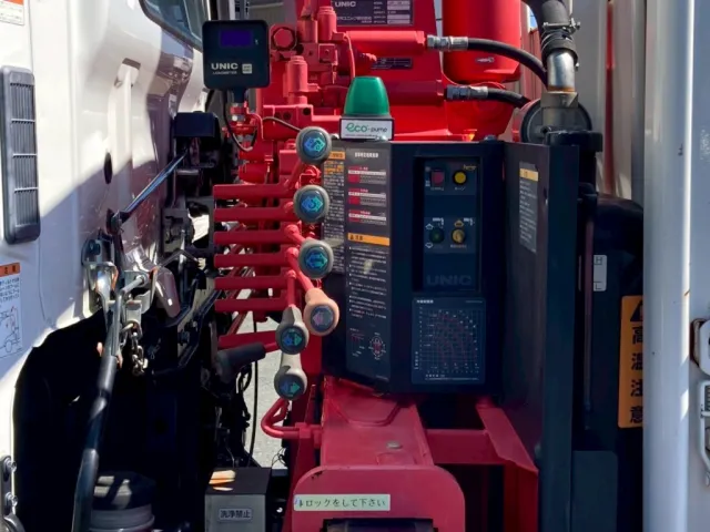 クレーン操作レバー廻り|日野 レンジャー TKG-FC9JKAA(2WD)の写真13