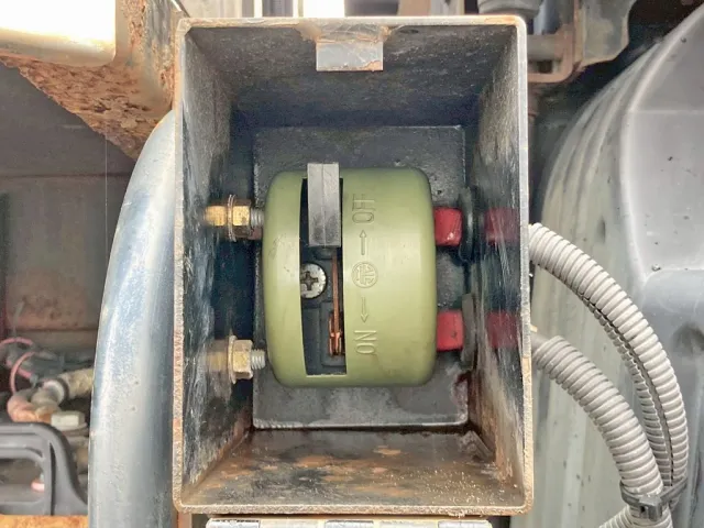 メタルコンセントの電源スイッチです。|三菱 スーパーグレート QDG-FV50VJRの写真17