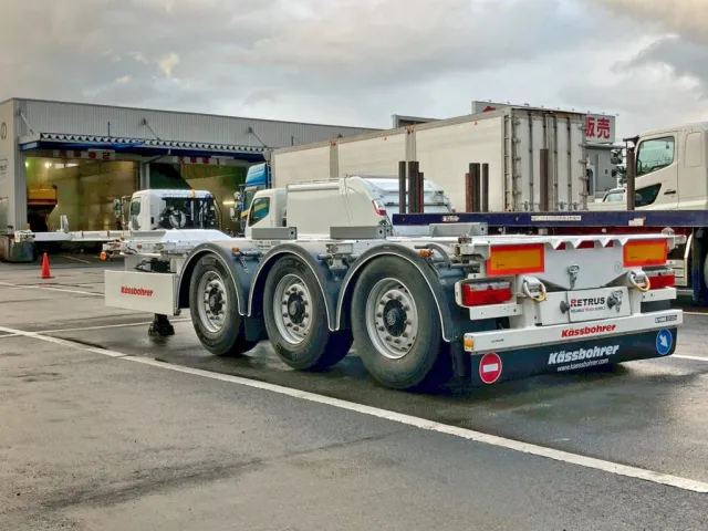 当該車両は、20ft・20ft×2・30ft・40ft・45ftの海上用コンテナが積載可能です。|その他  不明の写真1