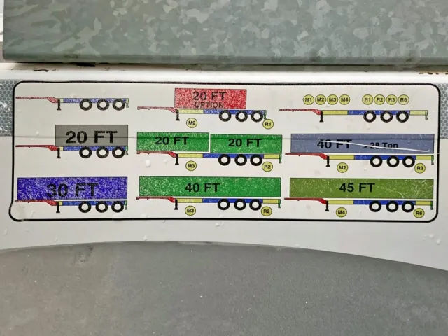 積載可能コンテナ図です。(20ft・20ft×2・30ft・40ft・45ftが積載可能です)|その他  不明の写真13