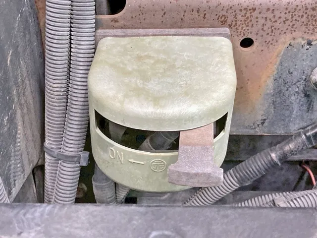 メタルコンセントの電源スイッチです。|三菱 スーパーグレート QKG-FV60VJRの写真17