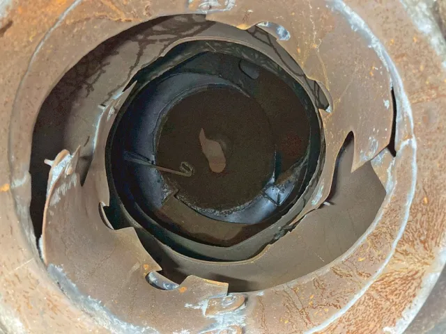 ドラム内部の状態です。|いすゞ フォワード TKG-FRR90S1(2WD)の写真12