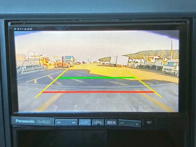 ナビはバックモニターに切り替わります。|三菱 ファイター QDG-FQ62Fの写真35