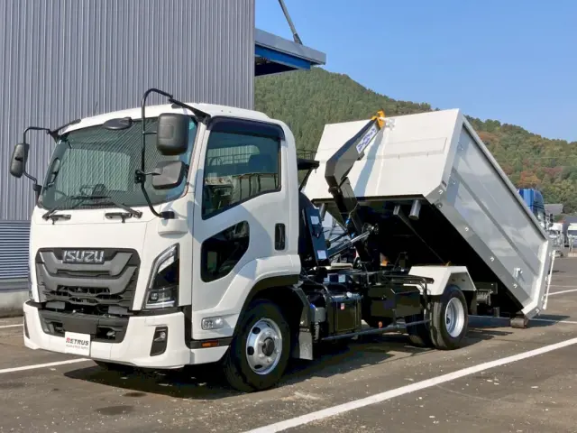 コンテナ脱着時の状態です。|いすゞ フォワード 2RG-FRR90S4(2WD)の写真1