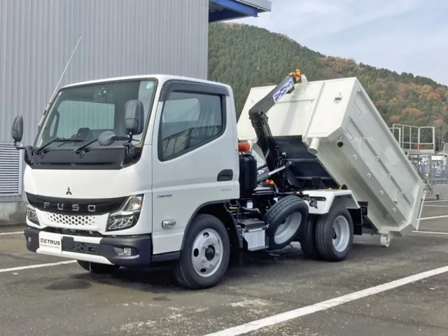 コンテナ脱着時の状態です。|三菱 キャンター 2RG-FBAV0(2WD)の写真1